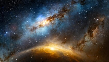 Fototapeta premium space galaxy in space