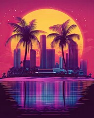 Obraz premium summer-themed shirt designs