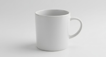 Obraz premium white cup isolated