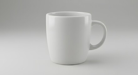 Obraz premium empty white cup