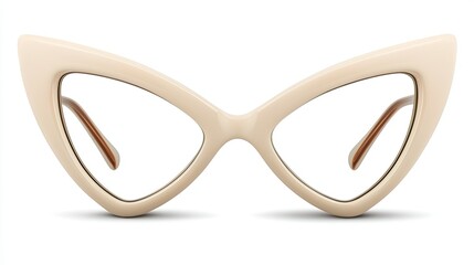 Stylish Cat Eye Glasses Front View