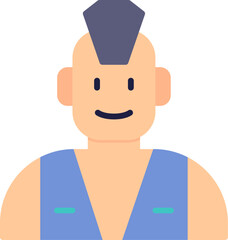 Punk Icon Vector Element