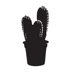 Cactus silhouette