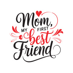Beautiful elegant Happy Mother's Day text design background