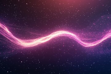 futuristic neon energy field luminous waves