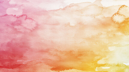 Obraz premium warm organic watercolor bleed