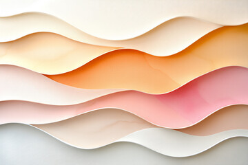 Obraz premium wavy watercolor paper