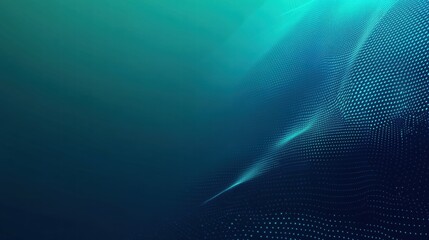 Obraz premium abstract blue teal dotted wave background