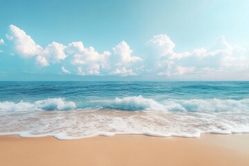 Sandy beach, perfect for summer theme design