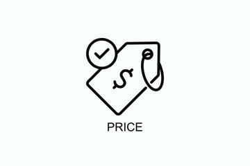 Price Icon Or Logo Isolated Vector Illustration