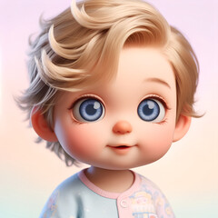 Portrait of a little girl
