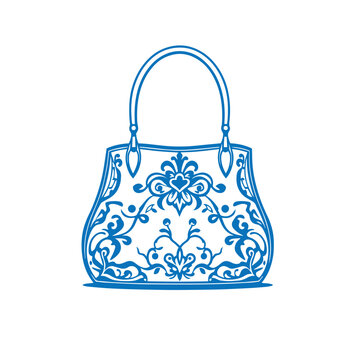 recommend clip art: Ladies bag women handbag logo design template vector illustration.