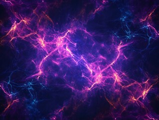 Fototapeta premium futuristic neon cyber grid energy flows