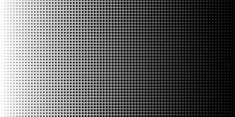 Modern abstract background. Halftone dots in circle form. Spiral logo, icon or design element. Black dots on a white background modern