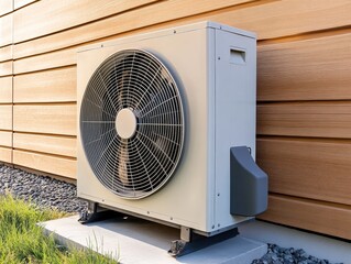 Air Conditioner Unit Outside a Home