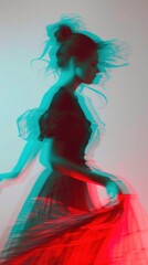 Dancing adult dance red.