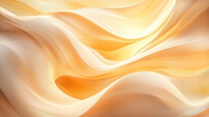 Obraz premium soft golden silk fabric drape