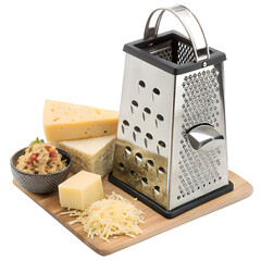 Multi-Functional Cheese Grater with Stainless Steel Blades and Non-Slip Base. Perfect for: Cooking, Italian Cuisine, Kitchen