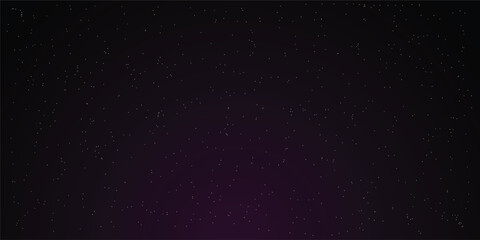 Gradient abstract constellation dark space speckled night sky filled with tiny white stars on black. © HaqueMukul