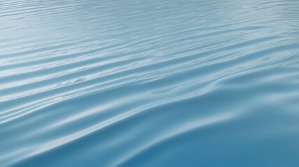 Serene Blue Water Surface Gentle Ripples Calm Ocean Texture Aquatic Background