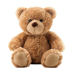  Adorable Brown Teddy Bear On A Black Background. Gift, Holiday, Or Comforting Presence