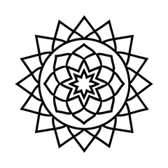 Fototapeta premium Mandela Icon - Inspirational Vector Illustration of Nelson Mandela