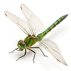 Ultra-Detailed Macro Photography of a Green Darner Dragonfly