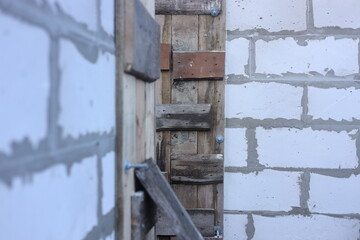 old wooden door