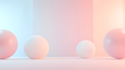 Soft Pastel Gradient Backdrop with Smooth Transitions for Modern Minimal Decor