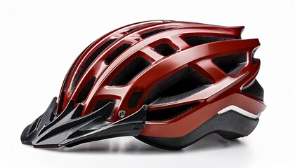 red bicycle helmet