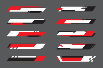 Set banners and lower thirds for banner Bars. Sport News. Streaming Video_20250228