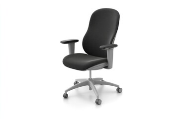 Fototapeta premium Sleek ergonomic office chair designed for comfort and productivi