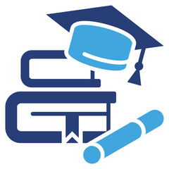 Education Two Color Icon