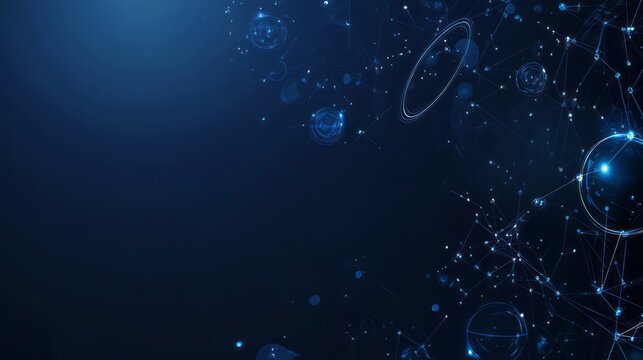 simbol, mathematical constant on dark blue gradient color background with free space