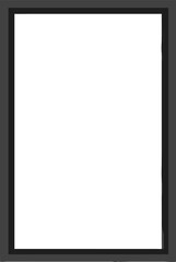 Blank picture frame for photographs. Vector illustration