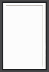 Blank picture frame for photographs. Vector illustration