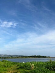 clouds over the lake