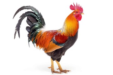 Fototapeta premium Rooster chicken poultry animal.