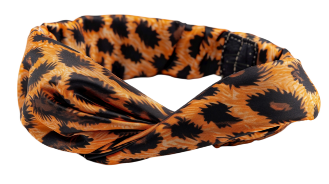 Bold Print Headband on transparent background PNG.