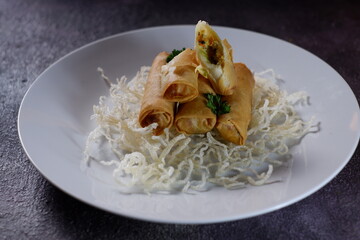 Popia Sayur or Lumpia is Spring Roll Filled with Vegetables 01