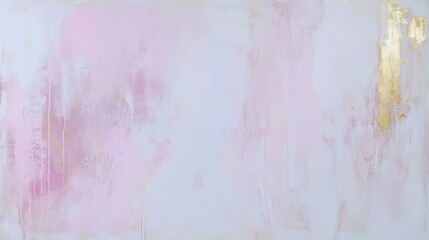 Fototapeta premium Abstract art wall decor featuring soft pink and gold tones ideal for modern interiors, minimalist design, home decor, and contemporary aesthetics.