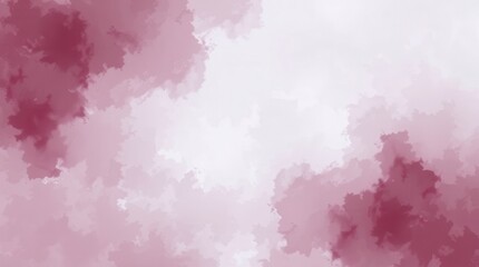 Pink Watercolor Clouds