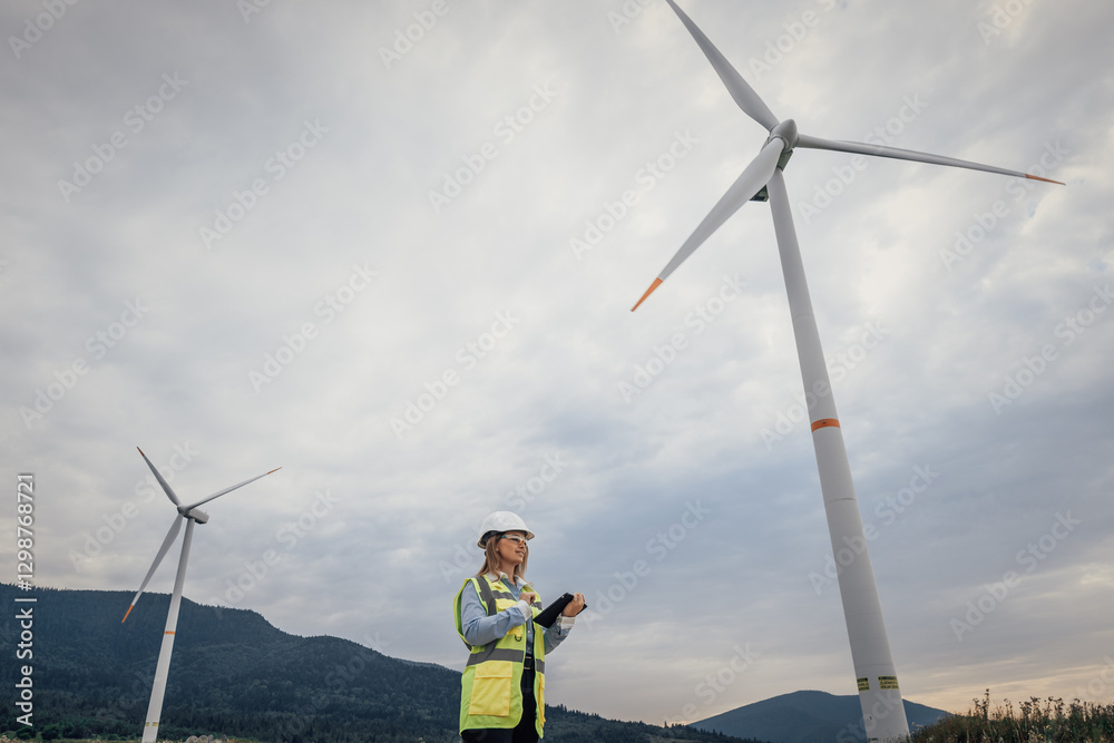 Poster as a wind energy technician, your role involves monitoring and maintaining turbines within the rapid