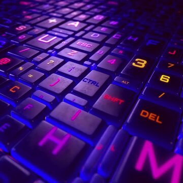 Light in the Dark A Gamer Keyboard Animation