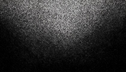 Black and white grainy background, dark abstract noise texture banner backdrop, grunge poster header design