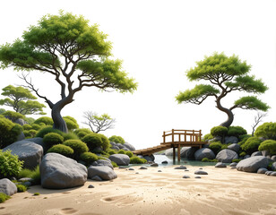 Serene Japanese private garden: A hidden Oasis of zen