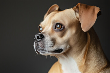 Italian greyhound dog, studio shot