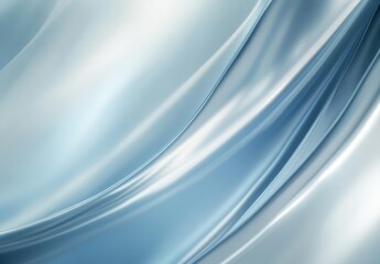 Obraz premium Smooth and Shimmering Blue Silk Fabric Texture with Gentle Waves and Soft Reflections for Elegant and Classy Design Projects