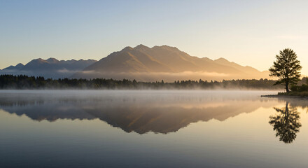 Fototapeta premium sunrise in the mountains