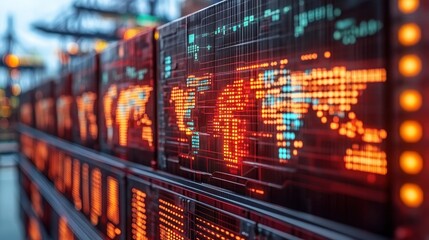 Global Data Display in Port City